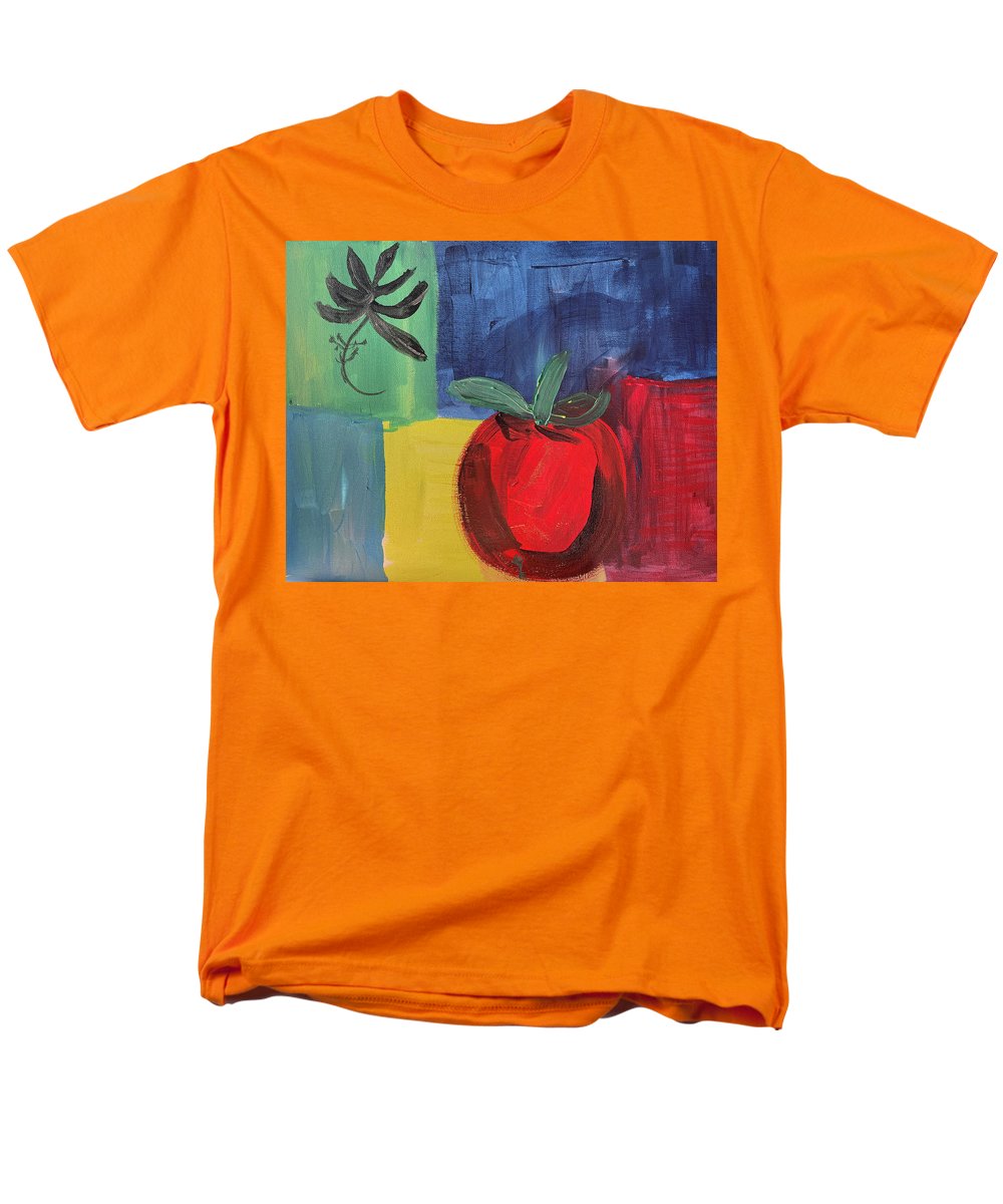 Tomato Basil Abstract - Men's T-Shirt (Regular Fit)