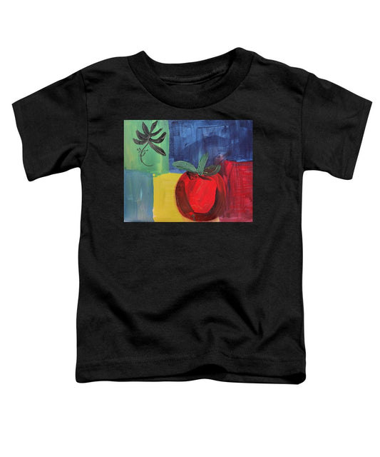 Tomato Basil Abstract - Toddler T-Shirt