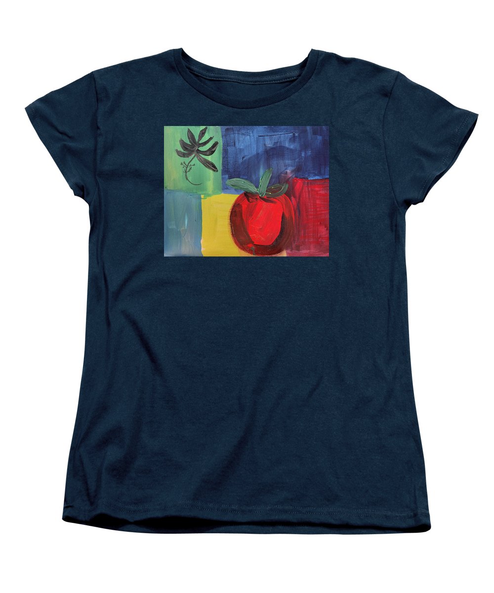 Tomato Basil Abstract - Women's T-Shirt (Standard Fit)