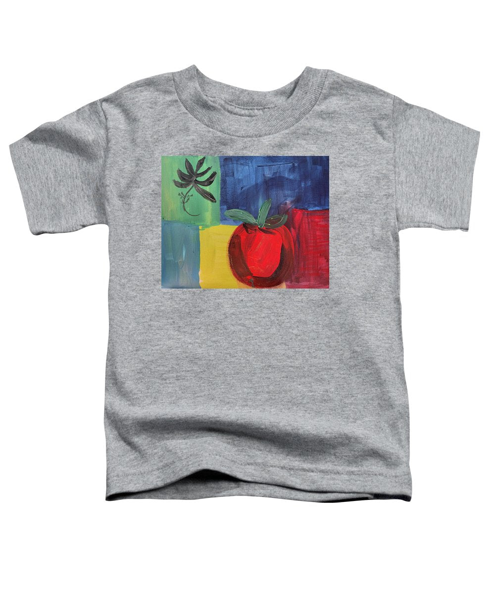 Tomato Basil Abstract - Toddler T-Shirt