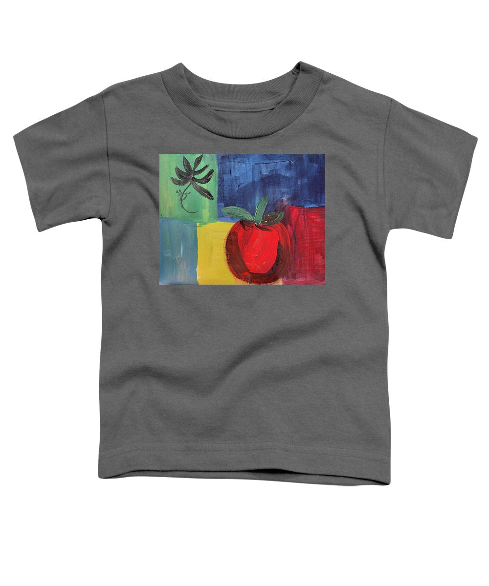 Tomato Basil Abstract - Toddler T-Shirt