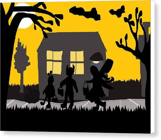 Trick Or Treat - Canvas Print
