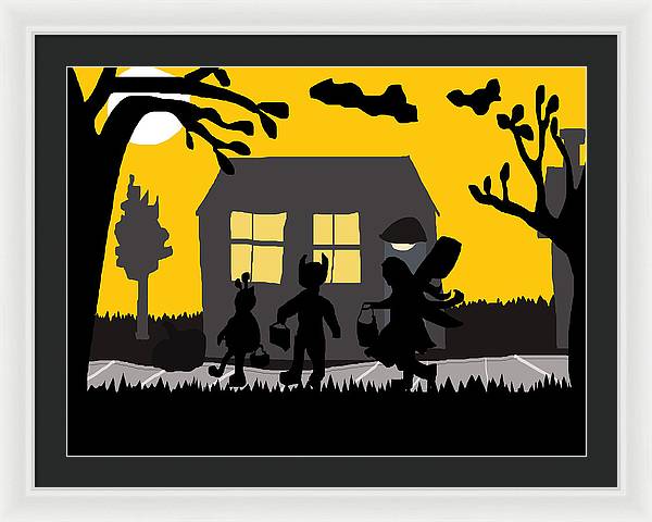 Trick Or Treat - Framed Print