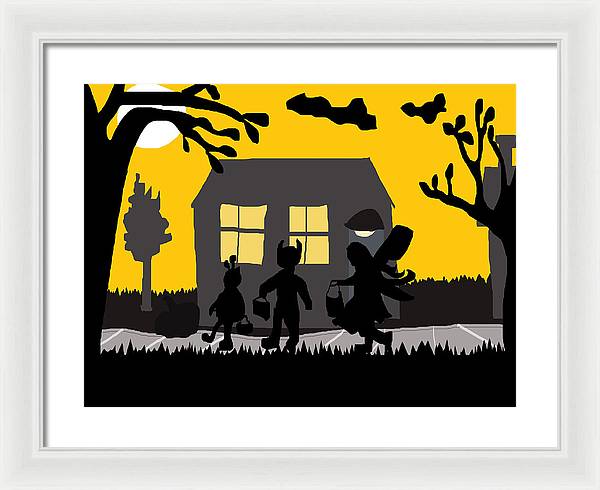 Trick Or Treat - Framed Print