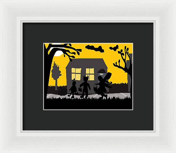 Trick Or Treat - Framed Print