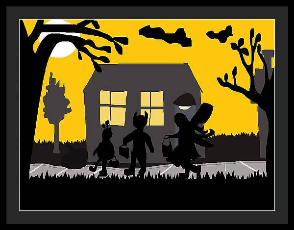 Trick Or Treat - Framed Print