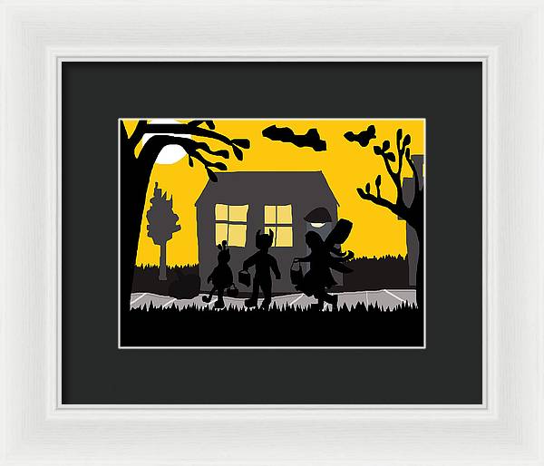 Trick Or Treat - Framed Print