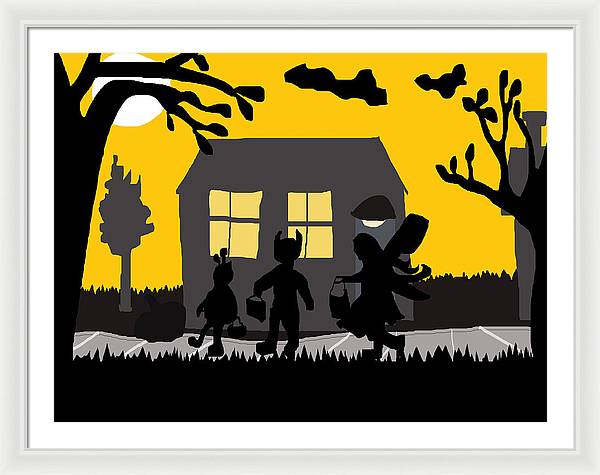 Trick Or Treat - Framed Print