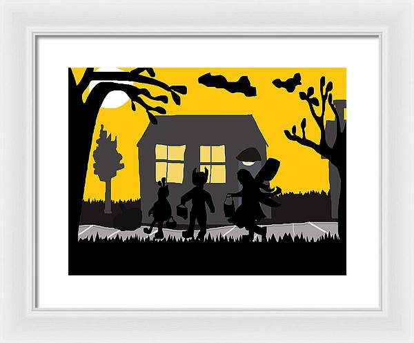 Trick Or Treat - Framed Print