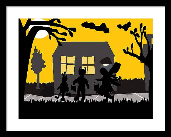 Trick Or Treat - Framed Print
