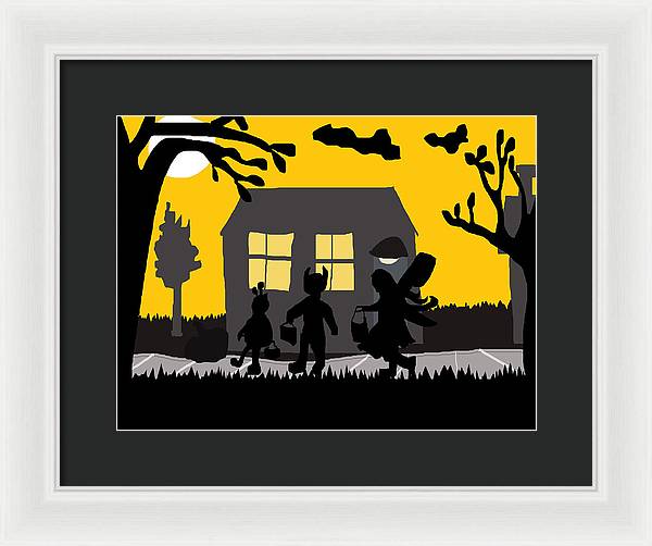 Trick Or Treat - Framed Print