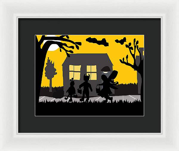 Trick Or Treat - Framed Print