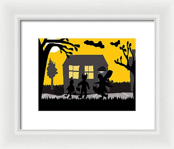 Trick Or Treat - Framed Print