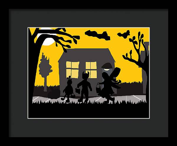 Trick Or Treat - Framed Print