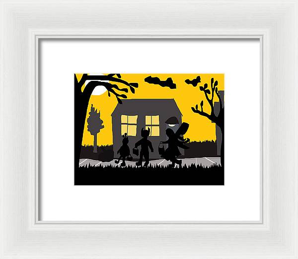 Trick Or Treat - Framed Print