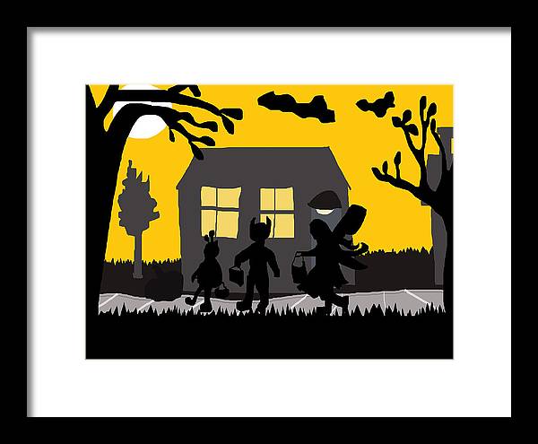 Trick Or Treat - Framed Print