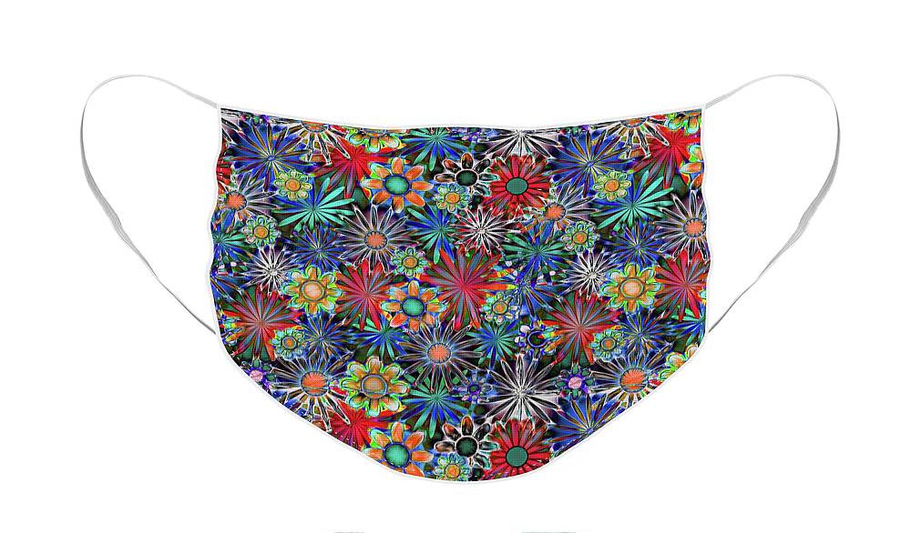Tropical Daisies - Face Mask