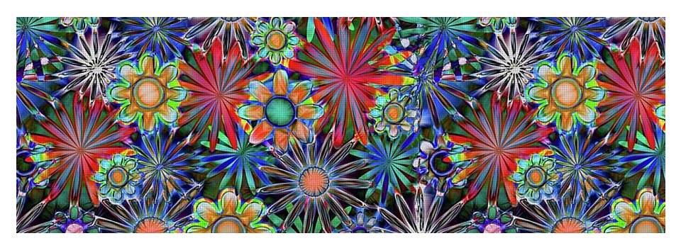 Tropical Daisies - Yoga Mat