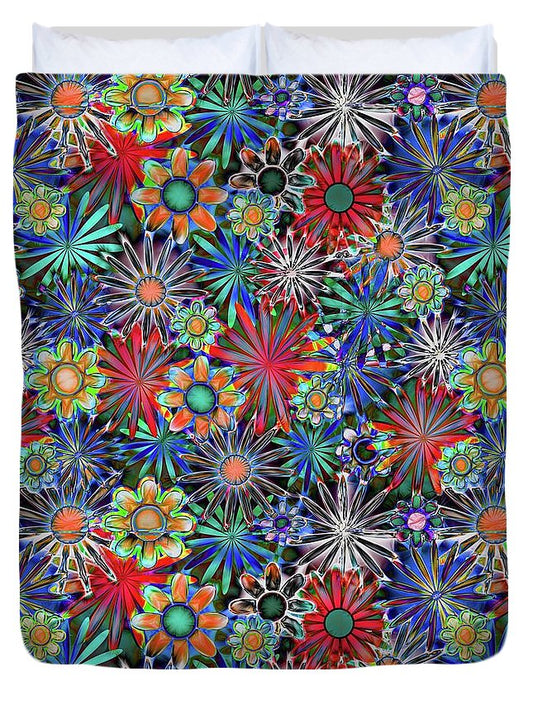 Tropical Daisies - Duvet Cover