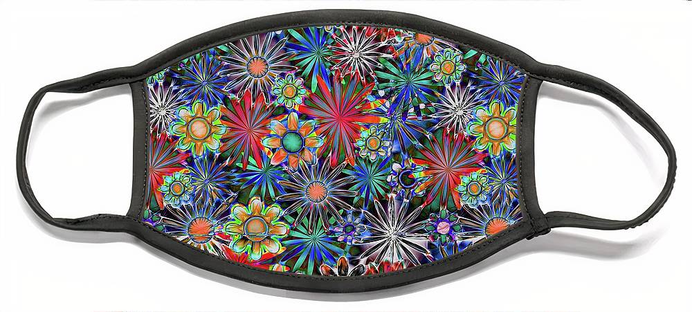 Tropical Daisies - Face Mask