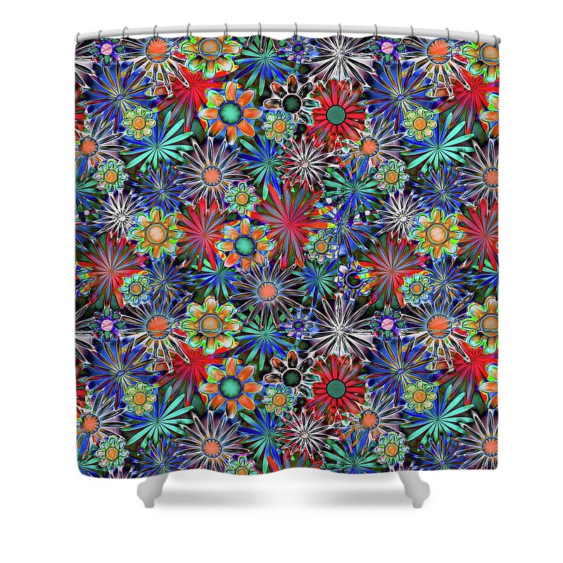 Tropical Daisies - Shower Curtain