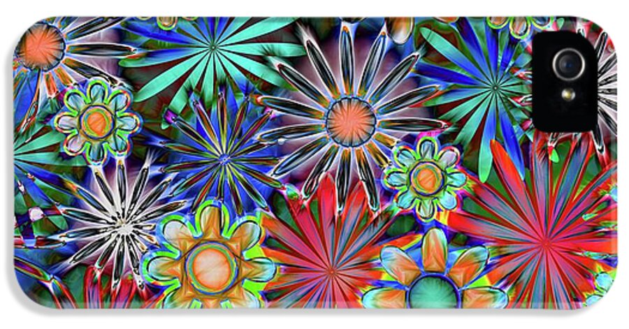 Tropical Daisies Collage - Phone Case