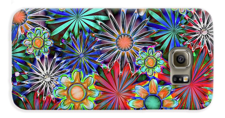 Tropical Daisies Collage - Phone Case