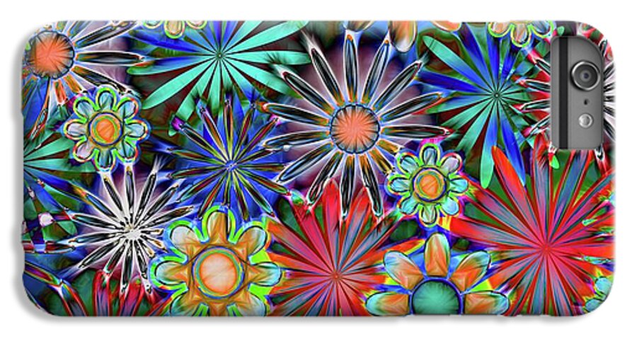 Tropical Daisies Collage - Phone Case