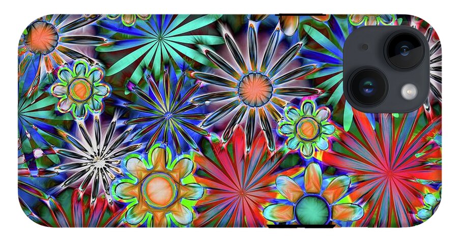 Tropical Daisies Collage - Phone Case
