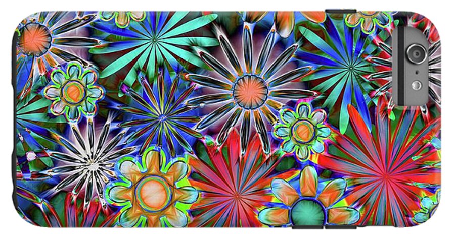Tropical Daisies Collage - Phone Case