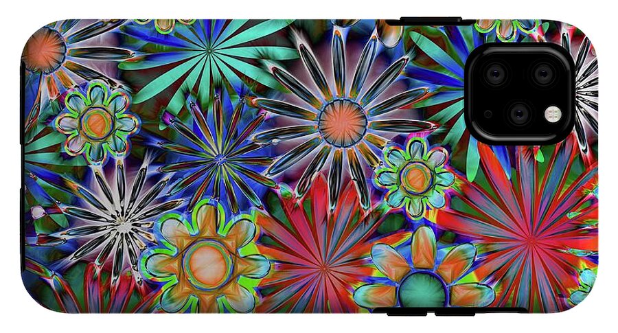 Tropical Daisies Collage - Phone Case