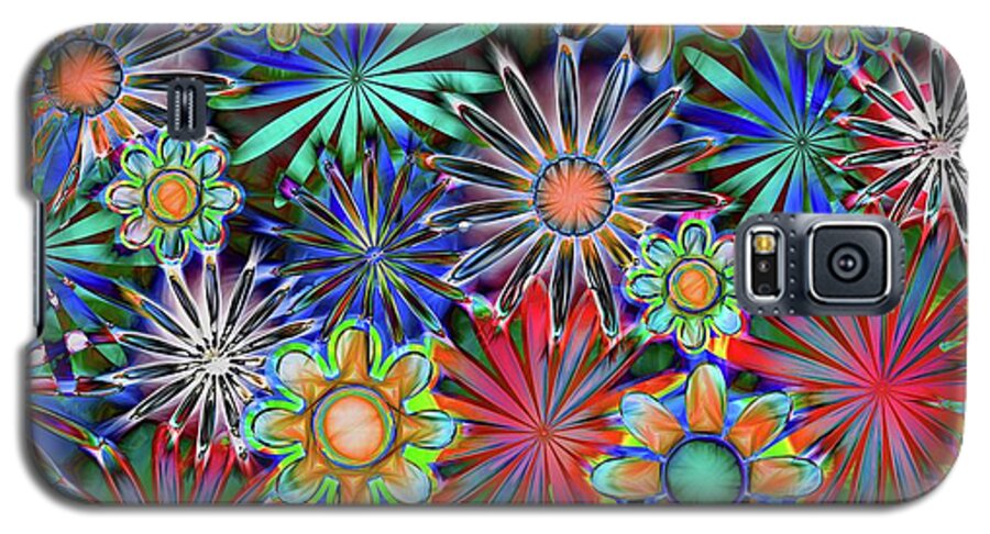 Tropical Daisies Collage - Phone Case