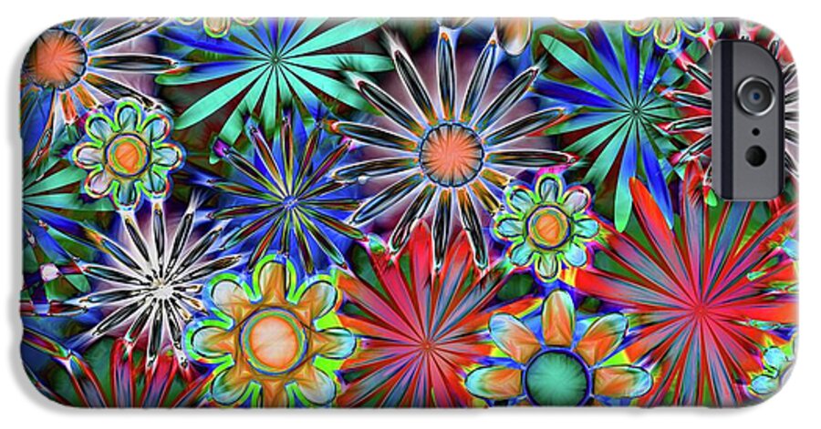 Tropical Daisies Collage - Phone Case