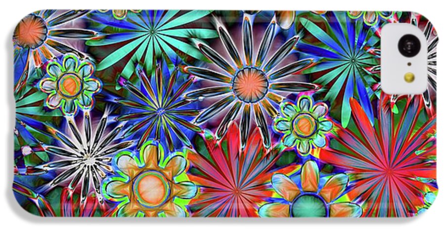 Tropical Daisies Collage - Phone Case