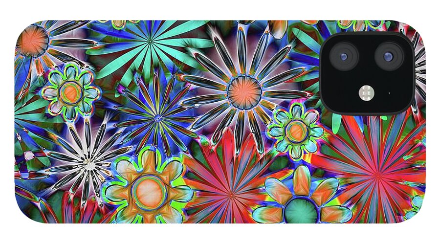 Tropical Daisies Collage - Phone Case