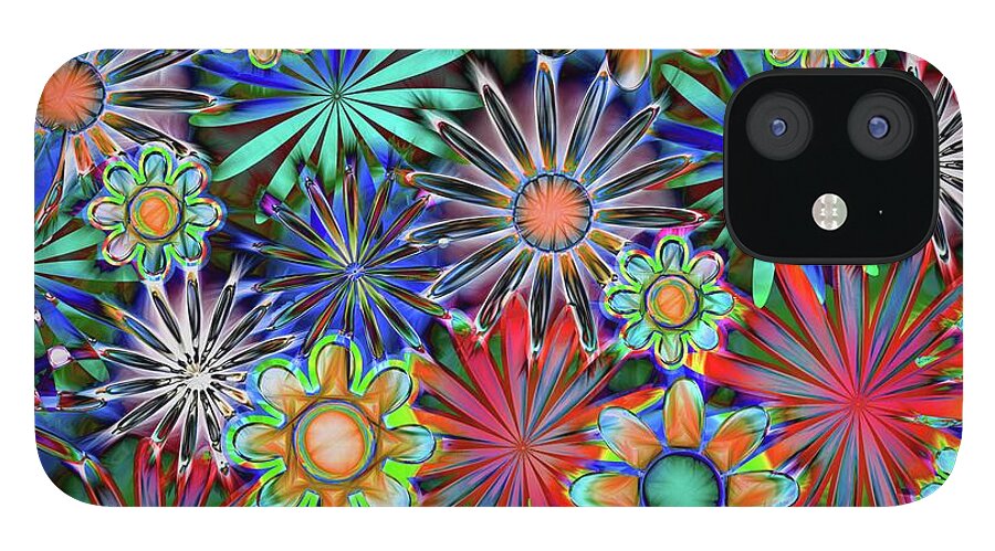 Tropical Daisies Collage - Phone Case