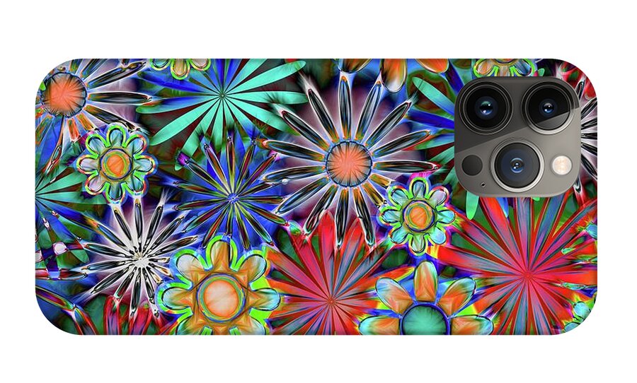 Tropical Daisies Collage - Phone Case