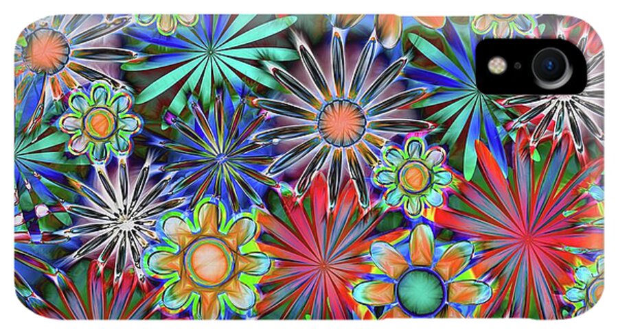 Tropical Daisies Collage - Phone Case