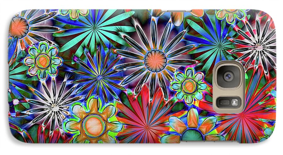 Tropical Daisies Collage - Phone Case