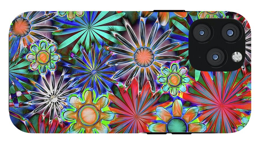 Tropical Daisies Collage - Phone Case