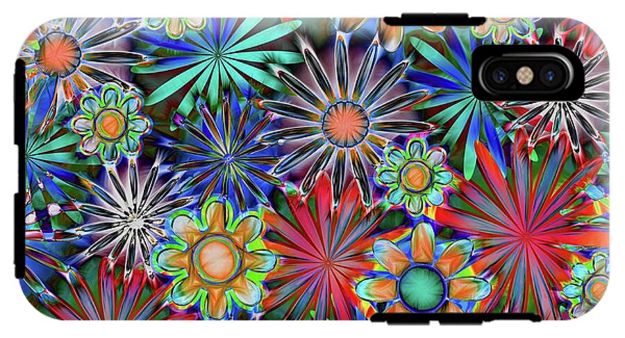 Tropical Daisies Collage - Phone Case