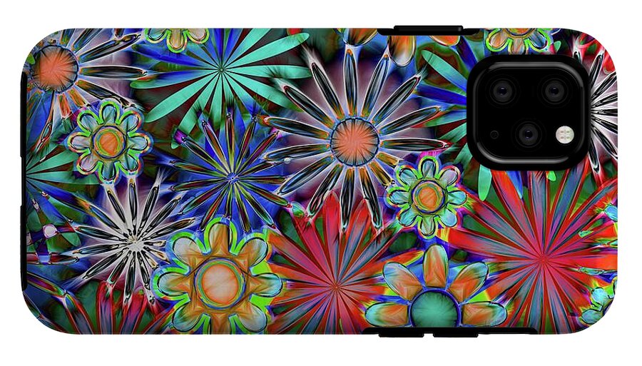 Tropical Daisies Collage - Phone Case