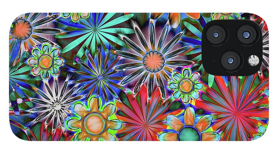 Tropical Daisies Collage - Phone Case