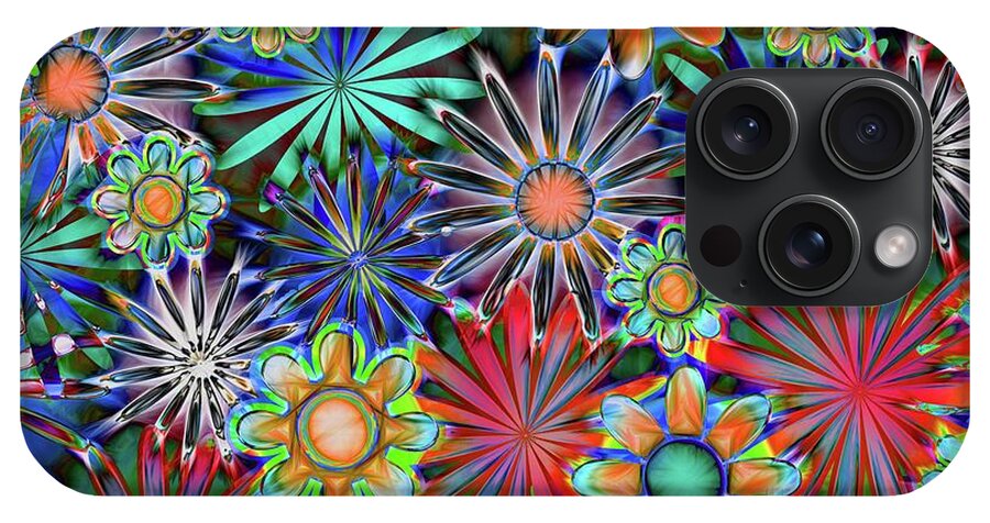 Tropical Daisies Collage - Phone Case