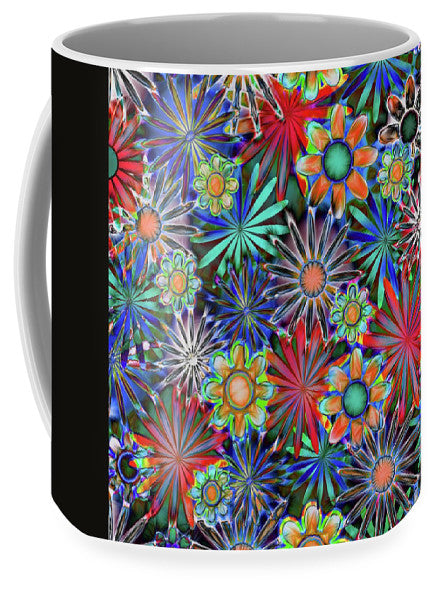 Tropical Daisies Collage - Mug