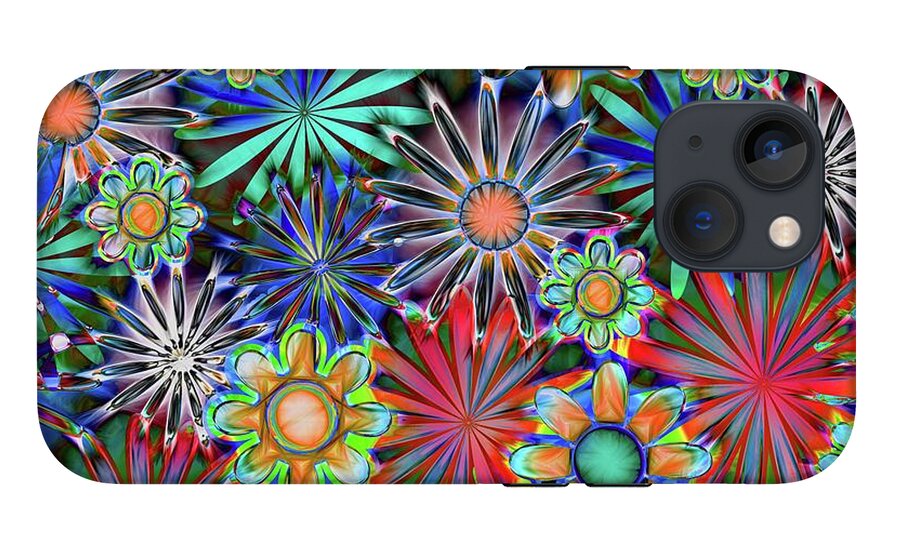 Tropical Daisies Collage - Phone Case