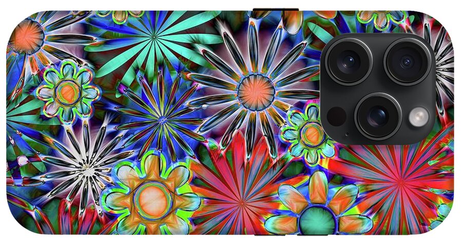 Tropical Daisies Collage - Phone Case
