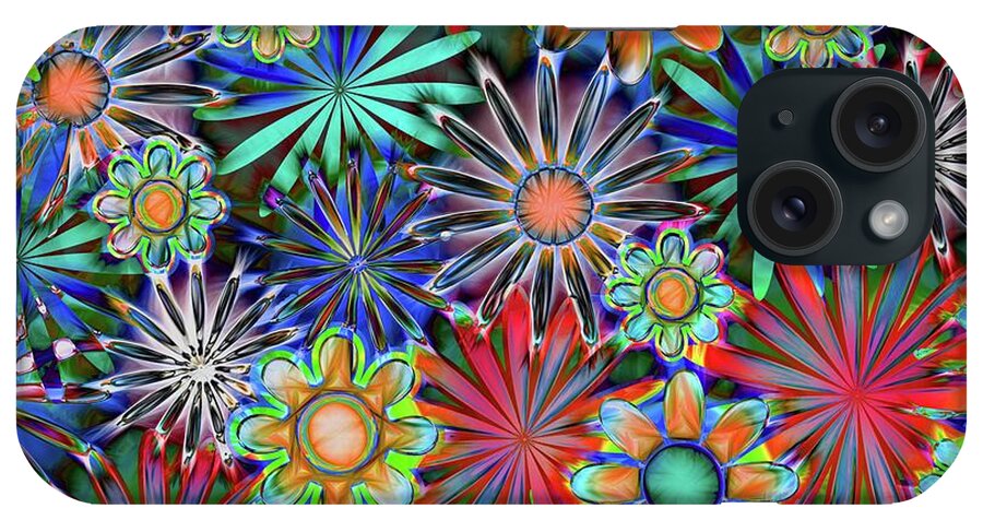 Tropical Daisies Collage - Phone Case