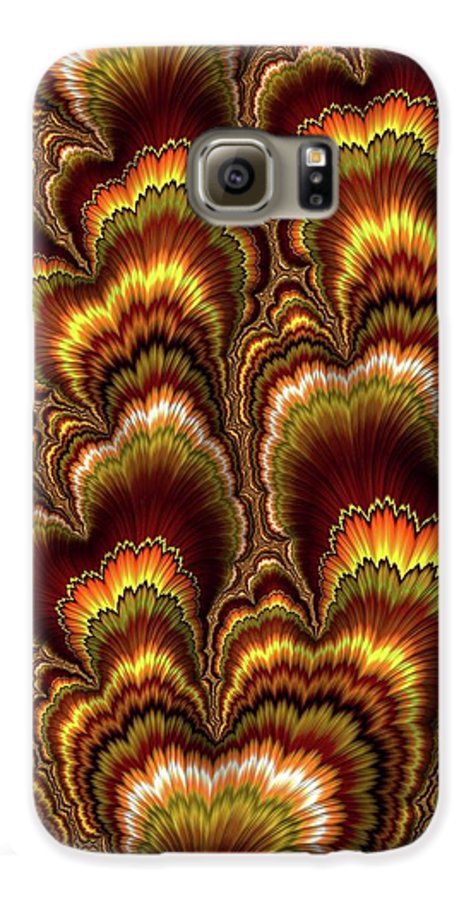Turkey Feather Fractal - Phone Case