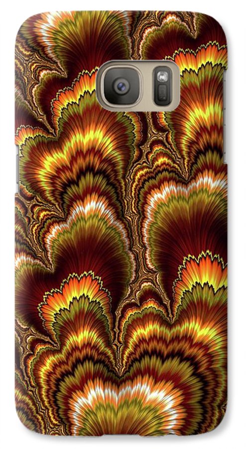 Turkey Feather Fractal - Phone Case